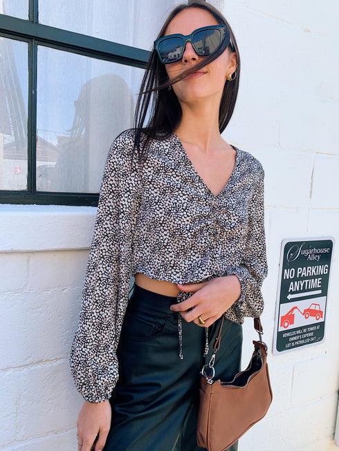 The Garden Party Top // Black